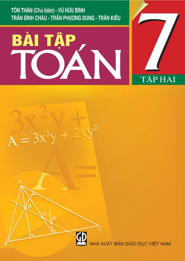 Sách bổ trợ (SBT) - Bài Tập Toán lớp 7 Tập 2