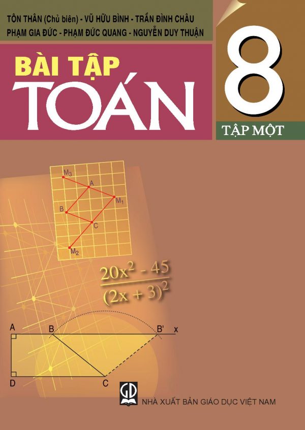 Sách bổ trợ (SBT) - Bài Tập Toán lớp 8 Tập 1