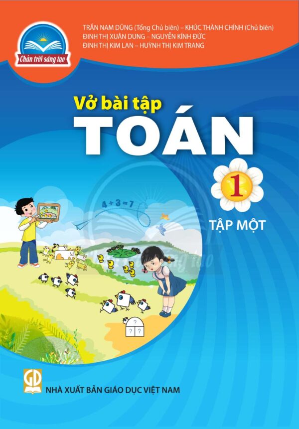 Sách bổ trợ (SBT) - VBT Toán lớp 1 Tập 1 - Chân trời sáng tạo