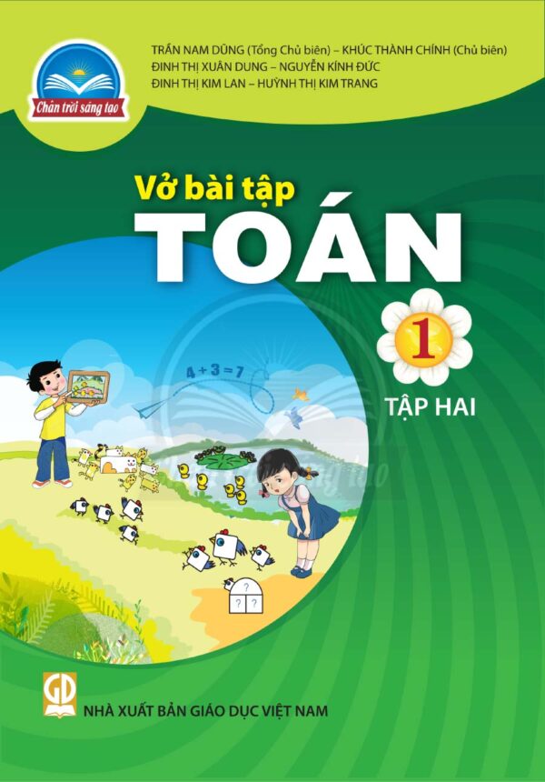 Sách bổ trợ (SBT) - VBT Toán lớp 1 Tập 2 - Chân trời sáng tạo