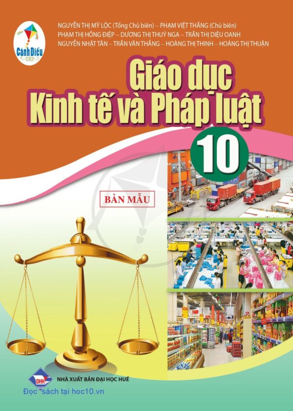 Sách giáo khoa (SGK) - Giáo dục Kinh tế và Pháp luật 1 lớp 0 - Cánh diều