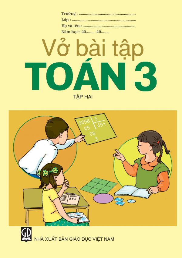 Sách bổ trợ (SBT) - Vở bài Tập Toán lớp 3 Tập 2