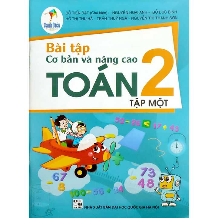 Sách bổ trợ (SBT) - Bài Tập Cơ Bản Và Nâng Cao Toán Lớp 2 Tập 1 Cánh diều