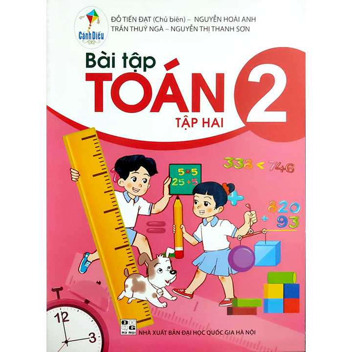 Sách bổ trợ (SBT) - Bài Tập Toán Lớp 2 Tập 2 Cánh diều