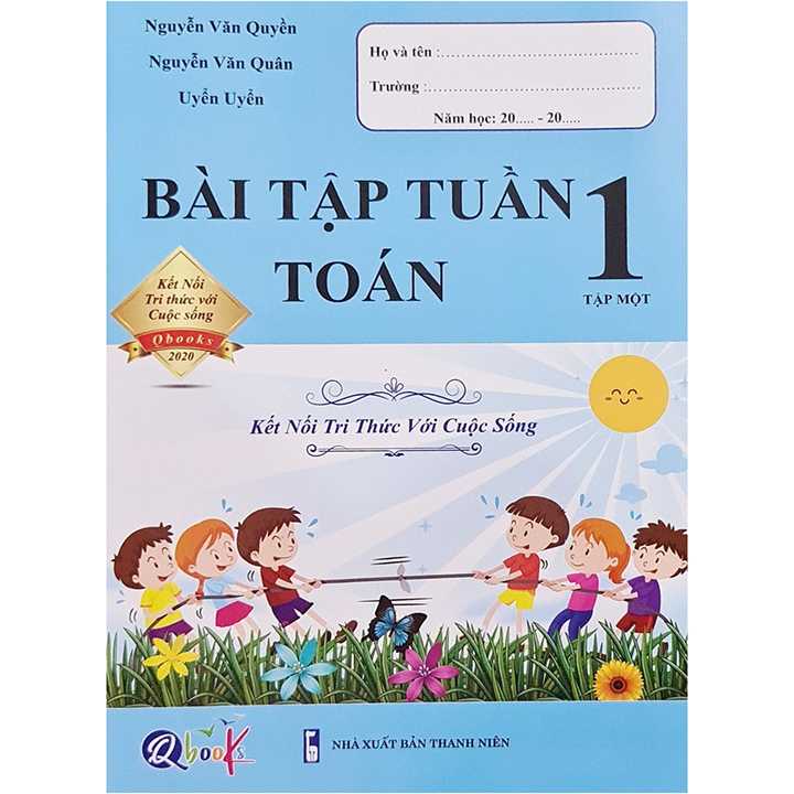 Sách bổ trợ (SBT) - Bài Tập Tuần Toán Lớp 1 Tập 1 Kết nối tri thức