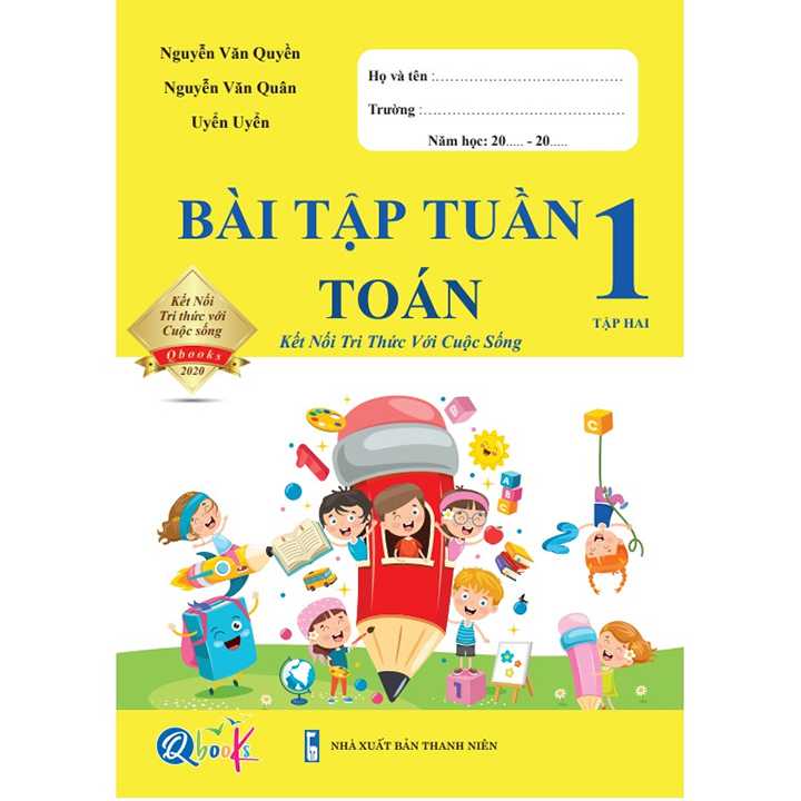 Sách bổ trợ (SBT) - Bài Tập Tuần Toán Lớp 1 Tập 2 Kết nối tri thức