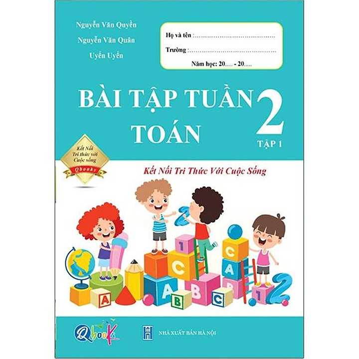 Sách bổ trợ (SBT) - Bài Tập Tuần Toán Lớp 2 Tập 1 Kết nối tri thức với cuộc sống