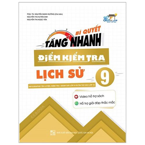 Sách bổ trợ (SBT) - Bí Quyết Tăng Nhanh Điểm Kiểm Tra Lịch Sử Lớp 9 Kết nối tri thức