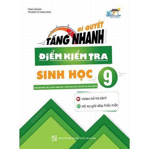 Sách bổ trợ (SBT) - Bí Quyết Tăng Nhanh Điểm Kiểm Tra Sinh Học Lớp 9 Kết nối tri thức