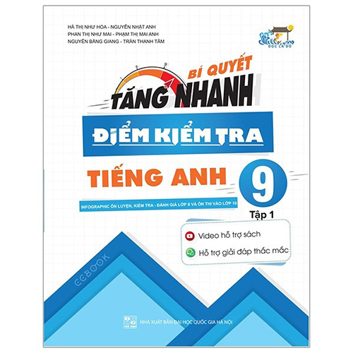 Sách bổ trợ (SBT) - Bí Quyết Tăng Nhanh Điểm Kiểm Tra Tiếng Anh Lớp 9 Tập 1 Kết nối tri thức