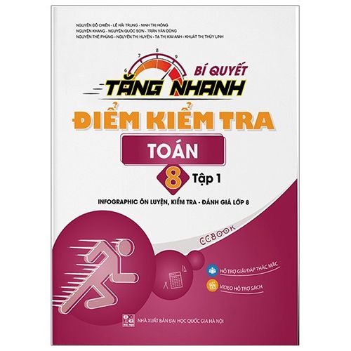 Sách bổ trợ (SBT) - Bí Quyết Tăng Nhanh Điểm Kiểm Tra - Toán Lớp 8 Tập 1 Kết nối tri thức