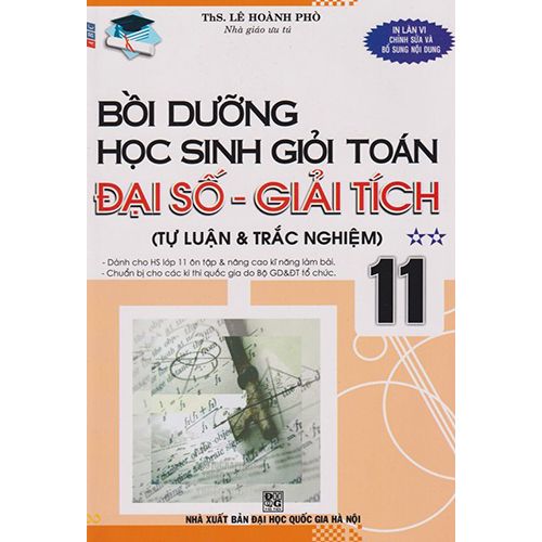 Sách bổ trợ (SBT) - Bồi Dưỡng Học Sinh Giỏi Toán Đại Số - Giải Tích Lớp 11 Tập 2 Kết nối tri thức