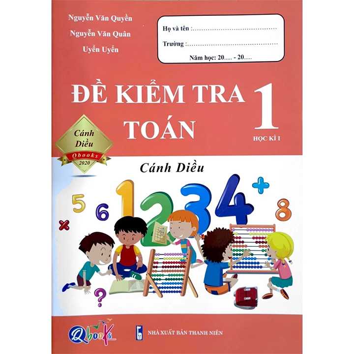 Sách bổ trợ (SBT) - Đề Kiểm Tra Toán Lớp 1 Cánh diều