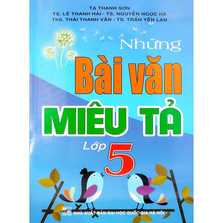 Sách bổ trợ (SBT) - Những Bài Văn Miêu Tả Lớp Lớp 5 Kết nối tri thức