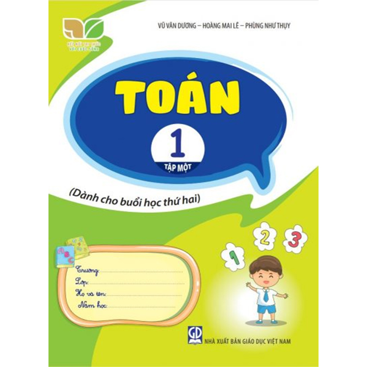 Sách bổ trợ (SBT) - Toán Lớp 1 Tập 1 Kết nối tri thức