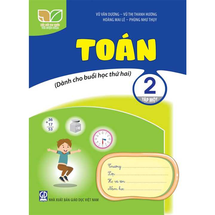 Sách bổ trợ (SBT) - Toán Lớp 2 Tập 1 Kết nối tri thức