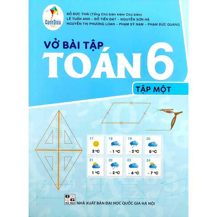 Sách bổ trợ (SBT) - Vở Bài Tập Toán Lớp 6 Tập 1 Cánh diều