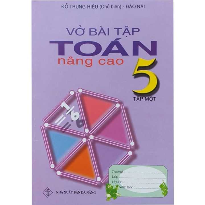 Sách bổ trợ (SBT) - Vở Bài Tập Toán Nâng Cao Lớp 5 Tập 1 Kết nối tri thức