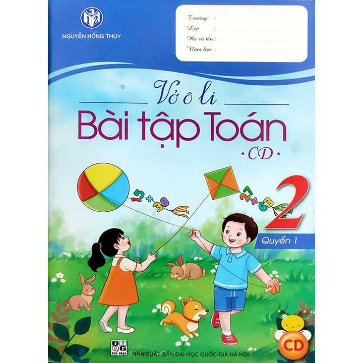 Sách bổ trợ (SBT) - Vở Ô Li Bài Tập Toán Lớp 2 Cánh diều