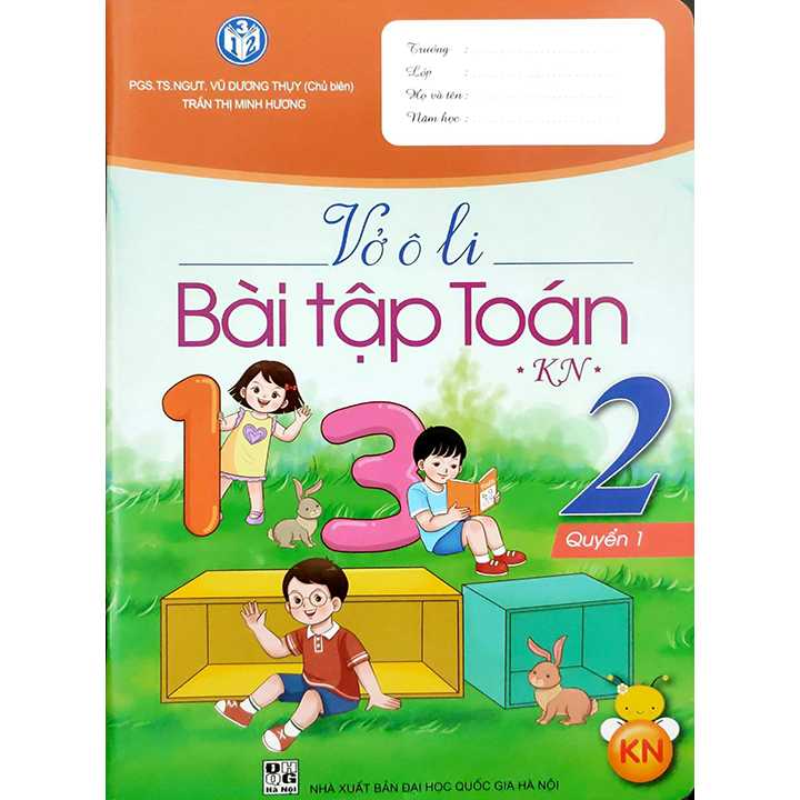 Sách bổ trợ (SBT) - Vở Ô Li Bài Tập Toán Lớp 2 Kết nối tri thức