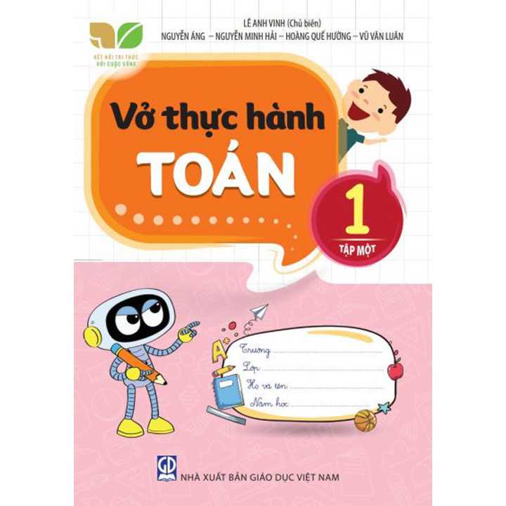 Sách bổ trợ (SBT) - Vở Thực Hành Toán Lớp 1 Tập 1 Kết nối tri thức