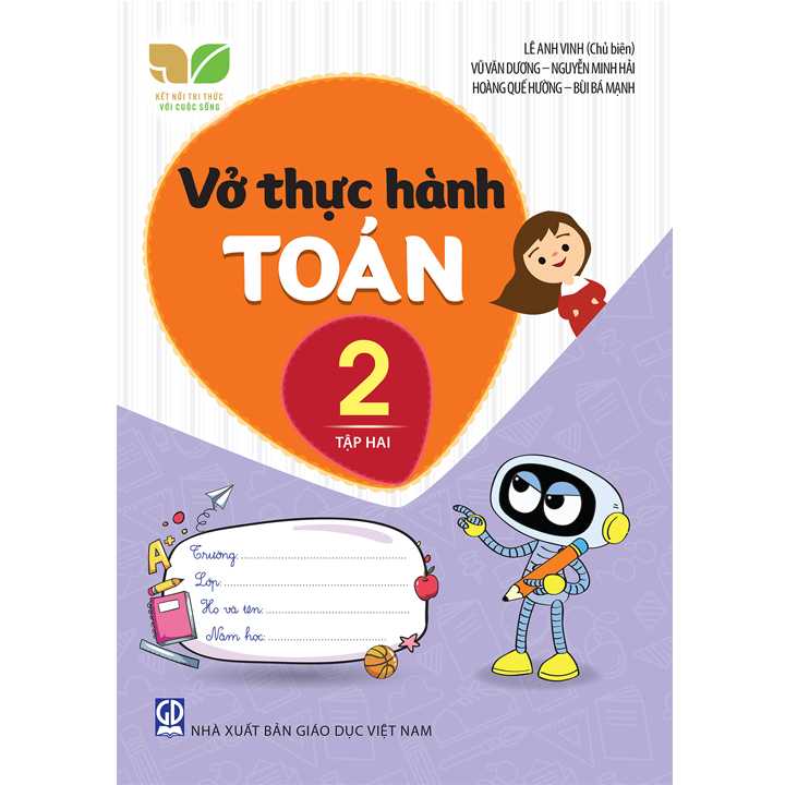 Sách bổ trợ (SBT) - Vở Thực Hành Toán Lớp 2 Tập 2 Kết nối tri thức