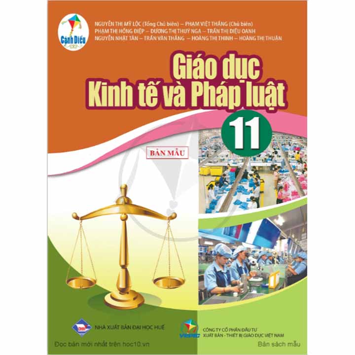 Sách giáo khoa (SGK) - Giáo Dục Kinh Tế Và Pháp Luật Lớp 11 Cánh diều