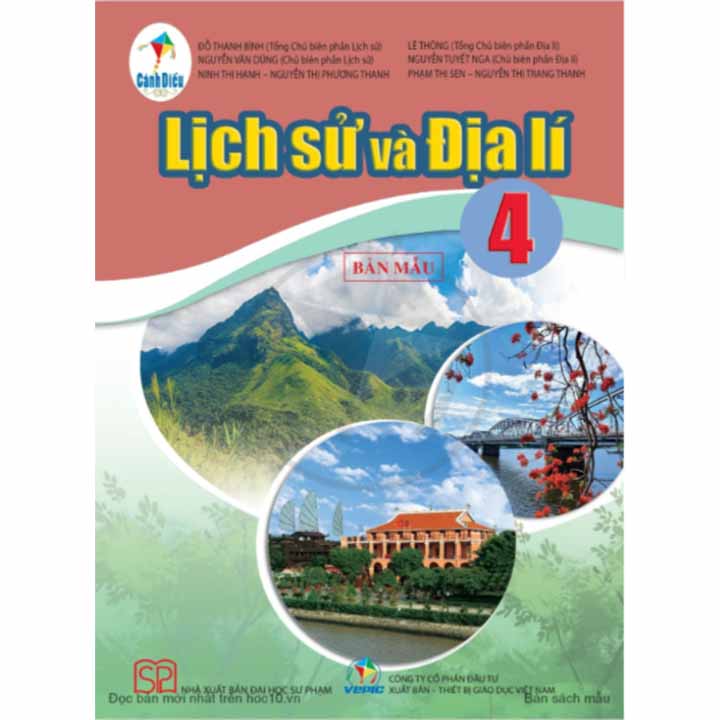 Sách giáo khoa (SGK) - Lịch Sử Và Địa Lí Lớp 4 Cánh diều