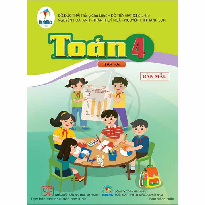 Sách giáo khoa (SGK) - Toán Lớp 4 Tập 2 Cánh diều