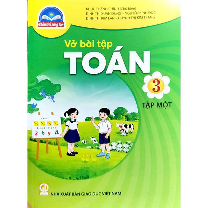 Sách giáo khoa (SGK) - Vở Bài Tập Toán Lớp 3 Tập 1 Chân trời sáng tạo