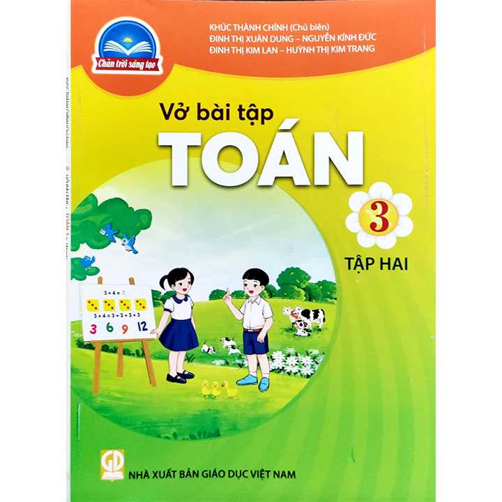 Sách giáo khoa (SGK) - Vở Bài Tập Toán Lớp 3 Tập 2 Chân trời sáng tạo