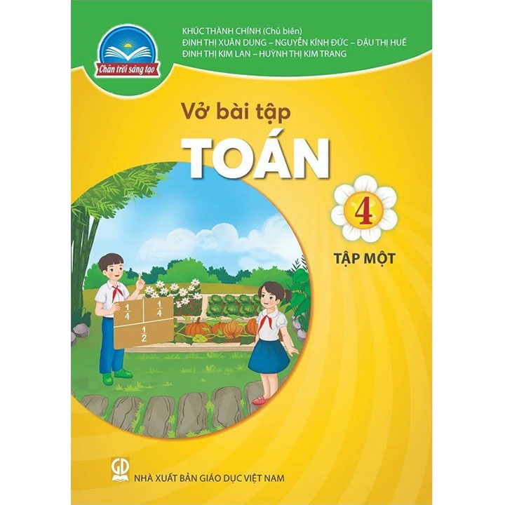 Sách giáo khoa (SGK) - Vở Bài Tập Toán Lớp Lớp 4 Tập 1 Chân trời sáng tạo