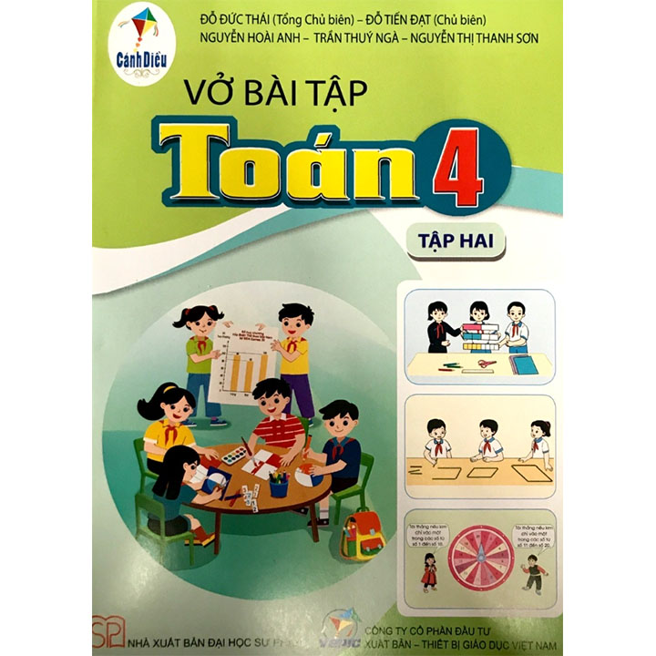 Sách giáo khoa (SGK) - Vở Bài Tập Toán Lớp Lớp 4 Tập 2 Cánh diều