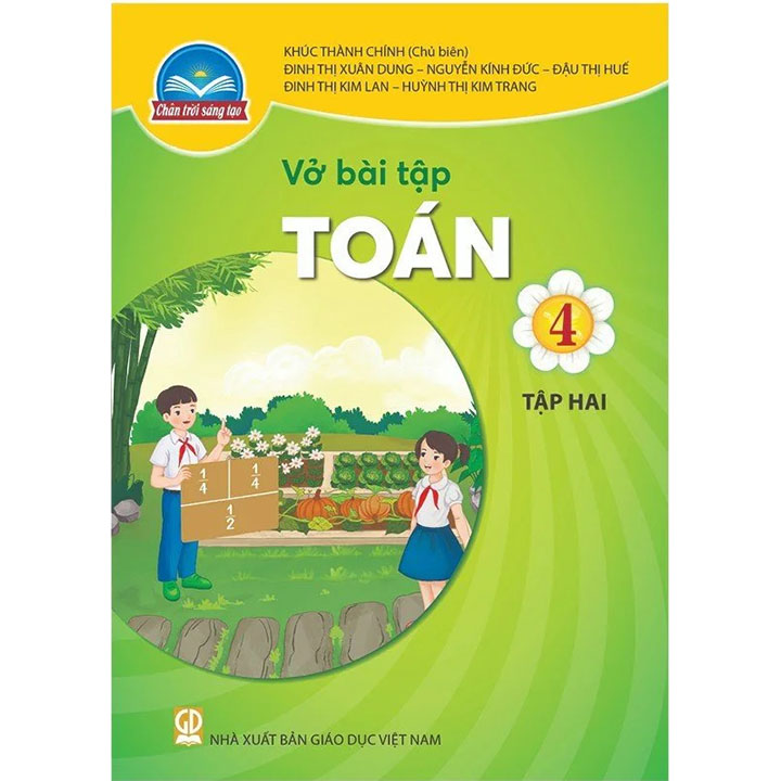 Sách giáo khoa (SGK) - Vở Bài Tập Toán Lớp Lớp 4 Tập 2 Chân trời sáng tạo