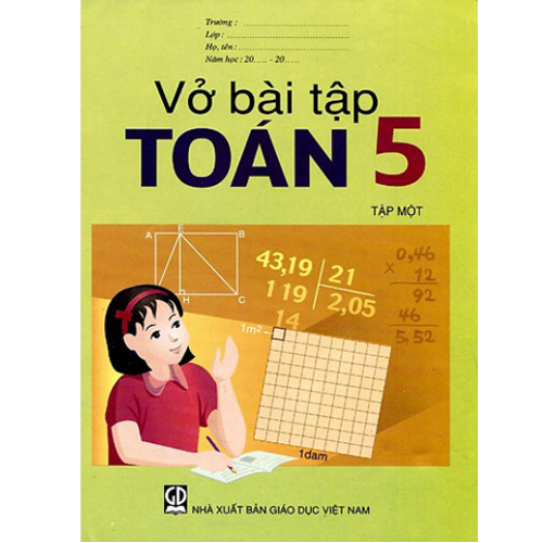 Sách giáo khoa (SGK) - Vở Bài Tập Toán Lớp Lớp 5 Tập 1 Kết nối tri thức với cuộc sống