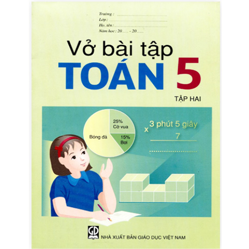 Sách giáo khoa (SGK) - Vở Bài Tập Toán Lớp Lớp 5 Tập 2 Kết nối tri thức với cuộc sống