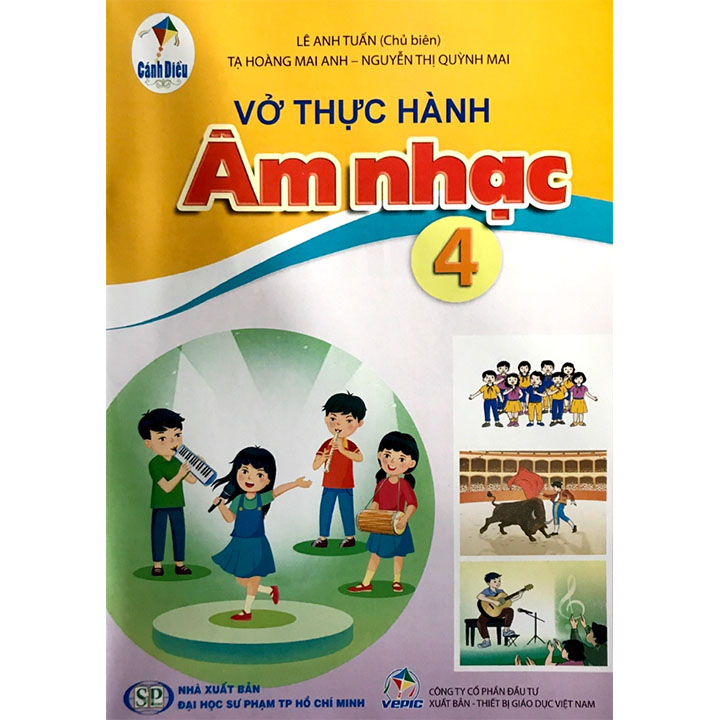 Sách giáo khoa (SGK) - Vở Thực Hành Âm Nhạc Lớp Lớp 4 Cánh diều