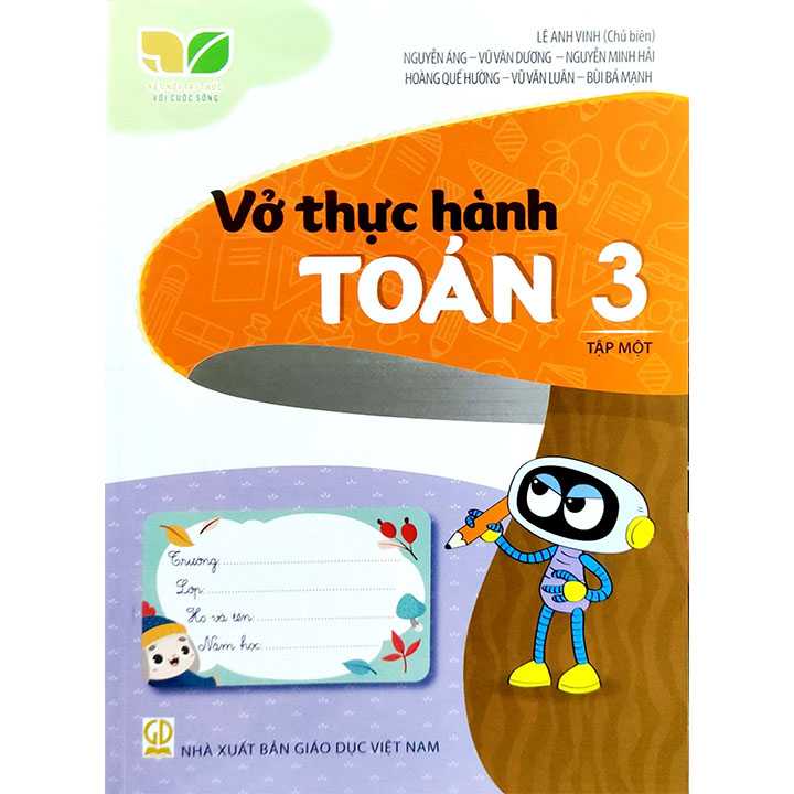 Sách giáo khoa (SGK) - Vở Thực Hành - Toán Lớp 3 Tập 1 Kết nối tri thức với cuộc sống