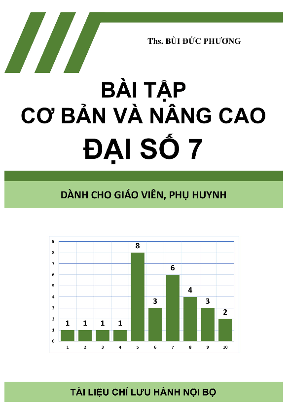 Bài tập cơ bản và nâng cao Đại số 7 Bùi Đức Phương