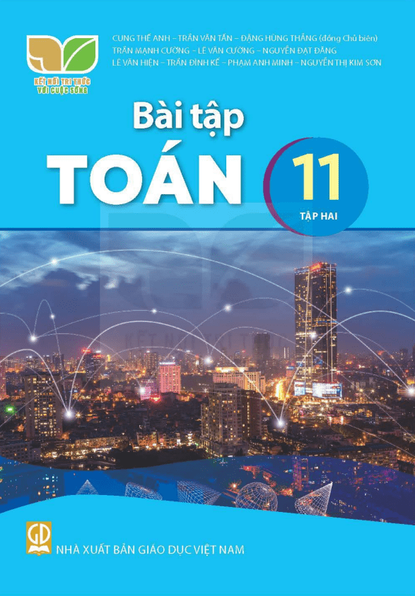 Sách bài tập lớp 11 môn Toán (tập 2) (Kết Nối Tri Thức Với Cuộc Sống)