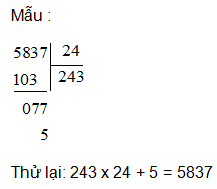  Phép chia - sách giáo khoa (SGK) toán lớp 5 trang 163